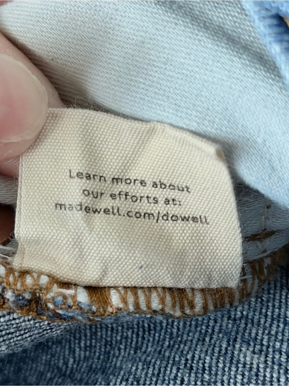Madewell Blue Distressed Denim Cutoff Shorts
